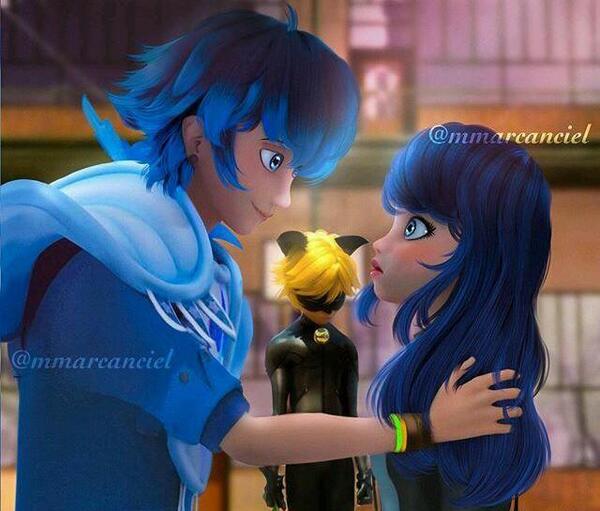 عکس لوکا و مرینت و آدرین