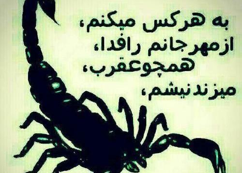 عکس نوشته رفاقت با نامرد