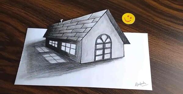 عکس کلبه برای نقاشی