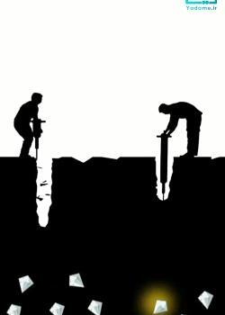 عکس نوشته قانون طبیعت