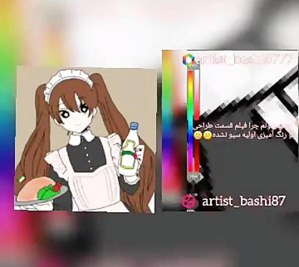 عکس ایده نقاشی انیمه