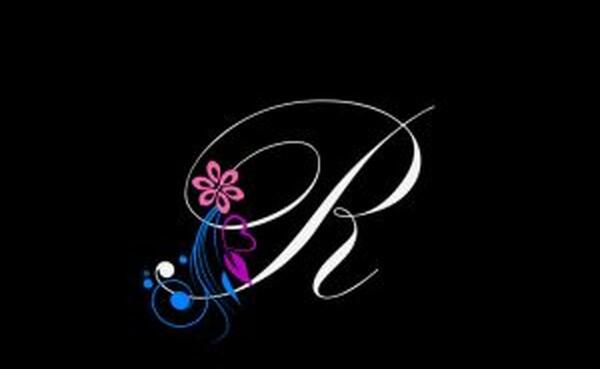 عکس نوشته با حرف r
