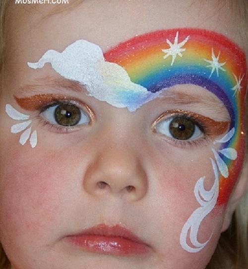 عکس ایده نقاشی روی صورت