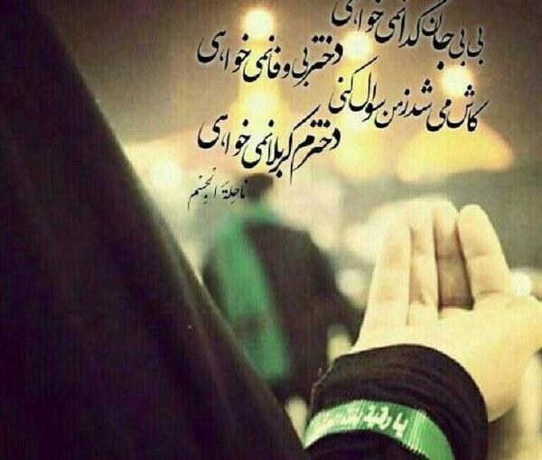عکس نوشته کربلا رفتن