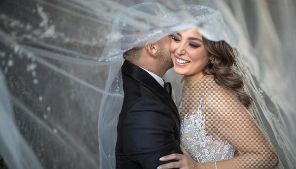 عکس عروس داماد با ژست