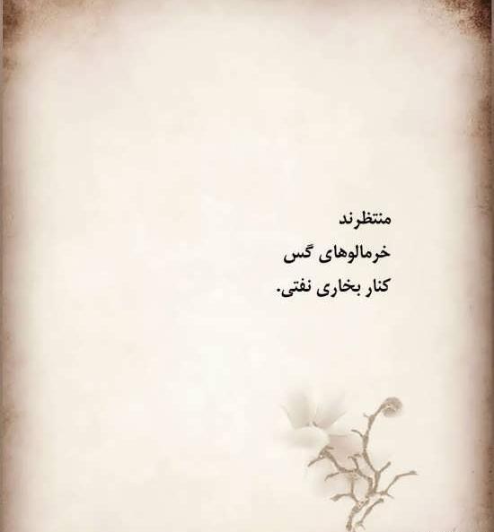 عکس نوشته شعر جذاب