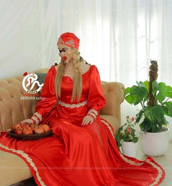 عکس لباس قرمز یلدا