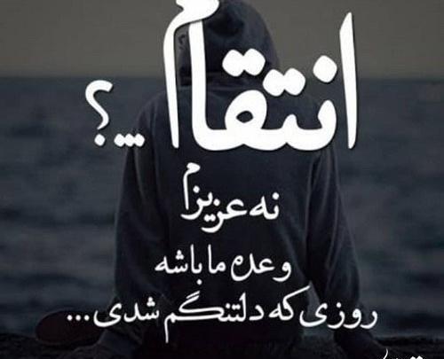 عکس نوشته من یه درختم که عاشق تبر شده