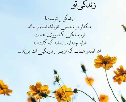 عکس نوشته زندگیم