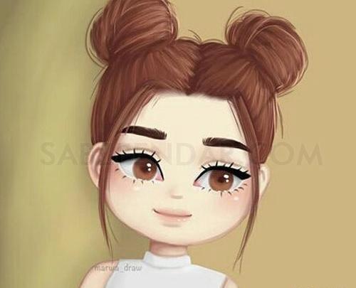 عکس نوشته دخترونه فانتزی شاد