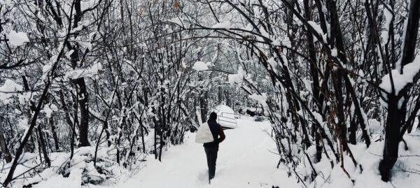 عکس نوشته طبیعت زمستانی