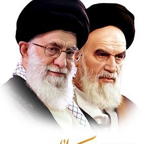 عکس رهبری و امام