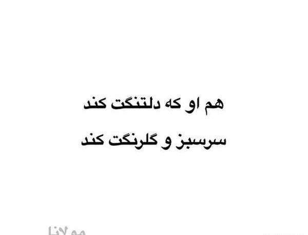 عکس نوشته از شعر های مولانا