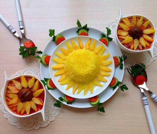 عکس های جدید تزیین غذا