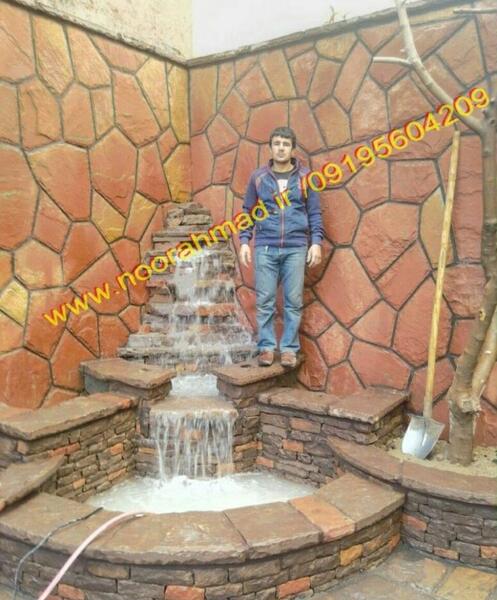 عکس برف در حیاط