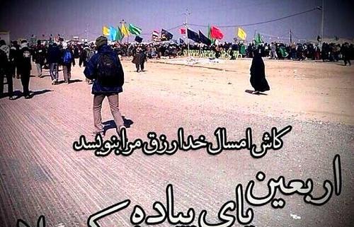 عکس نوشته دلم هواتو کرده کربلا