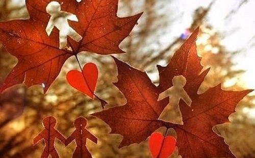 عکس نوشته چای پاییزی