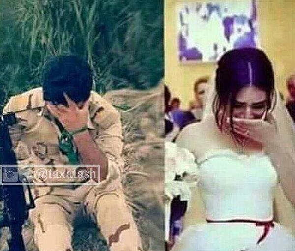 عکس نوشته سربازی رفتن پسرم