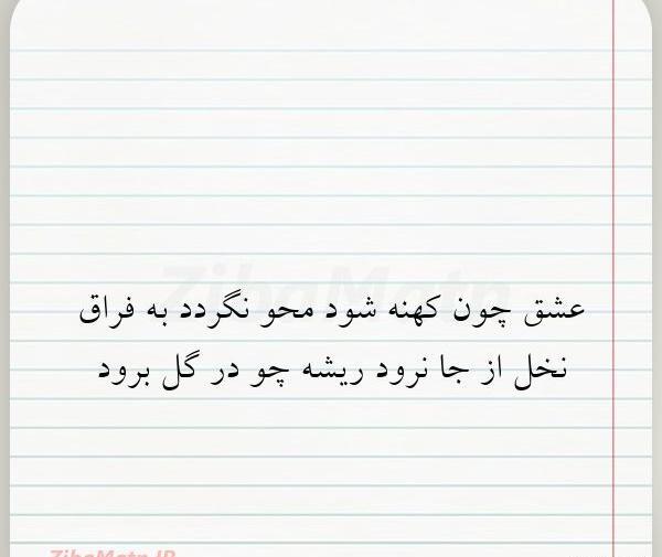 عکس نوشته اصل بد نیکو نگردد چون که بنیادش بد است
