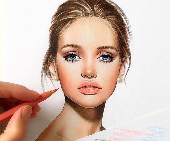 عکس ایده نقاشی از صورت