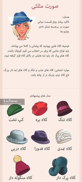 عکس کلاه صورت
