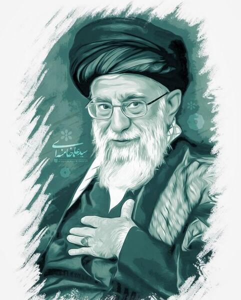 عکس رهبری نقاشی