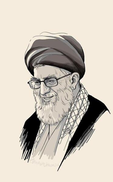عکس رهبری نقاشی