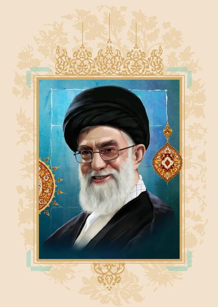 عکس رهبری نقاشی