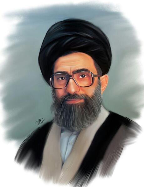 عکس رهبری نقاشی