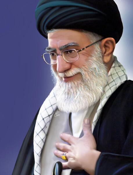 عکس رهبری نقاشی