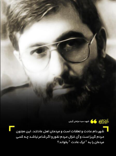 عکس نوشته جملات شهید آوینی