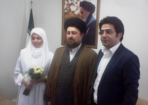 عکس های ازدواج آزاده نامداری با فرزاد حسنی
