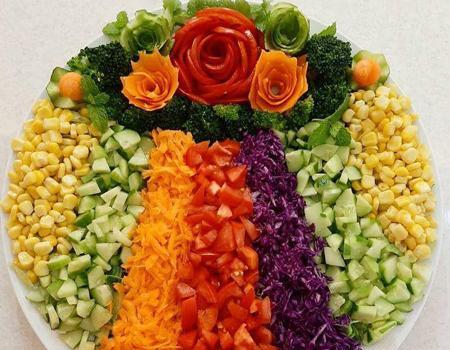 جدیدترین عکس های تزیین سالاد فصل