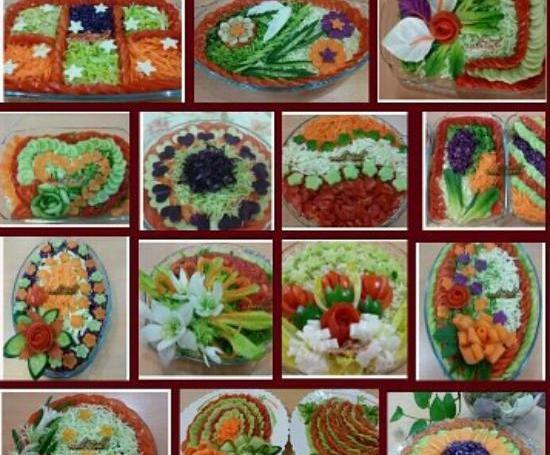 جدیدترین عکس های تزیین سالاد فصل