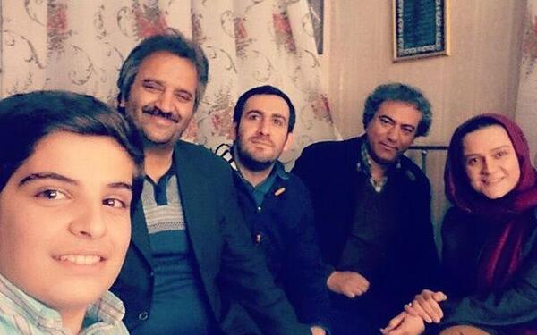 عکس عسل مردی در کنار مانی رحمانی