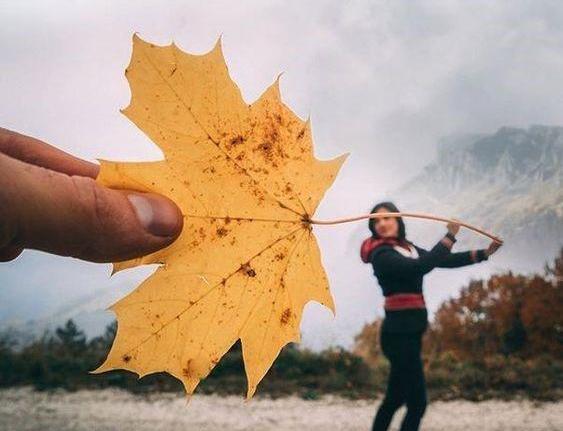 عکس نوشته پاییزی دونفره
