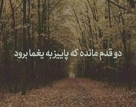 عکس نوشته پاییزی دونفره