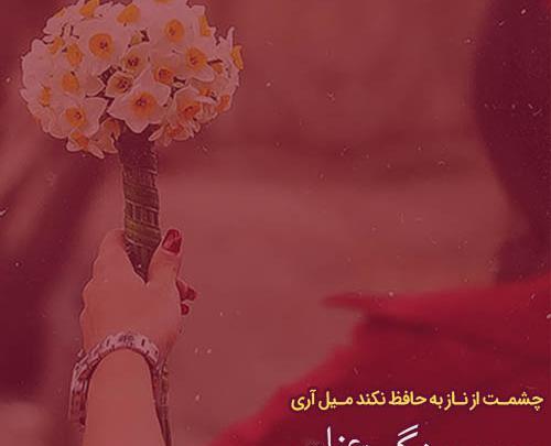 عکس نوشته کوتاه در مورد گل