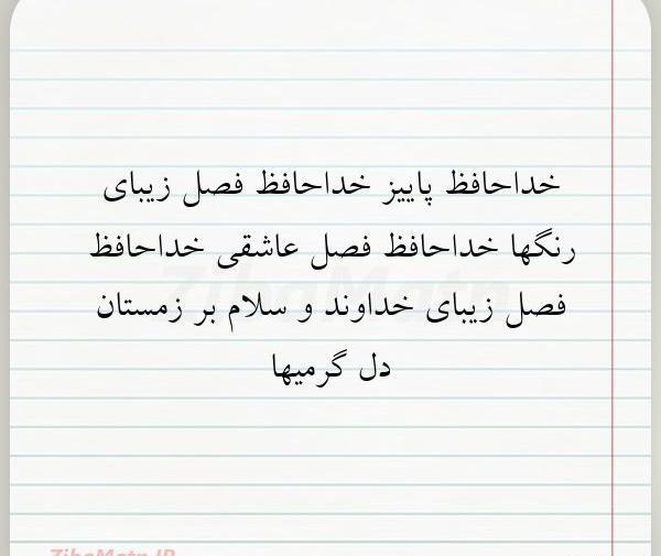 عکس های نوشته شده خداحافظ