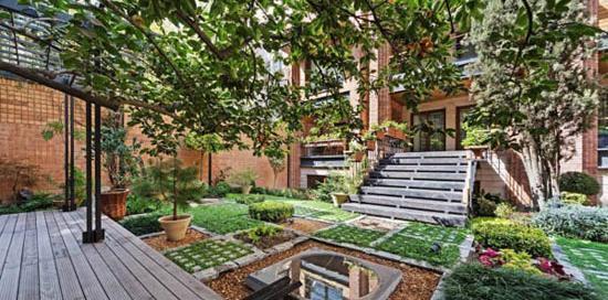 عکس حیاط ویلای