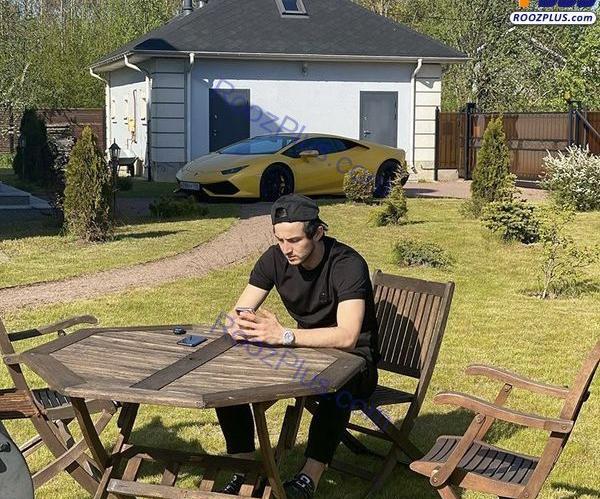 عکس حیاط ویلای