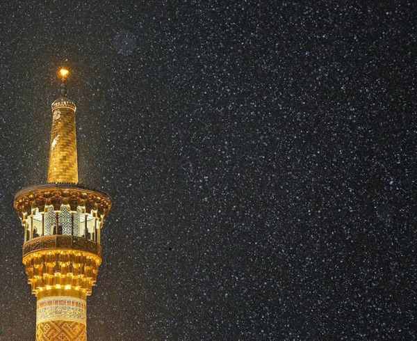 عکسهای برفی حرم امام رضا