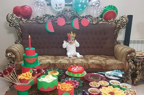 عکس نوشته اولین یلدای دخترم