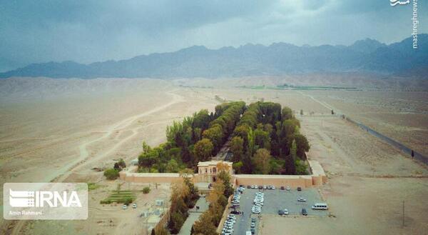 عکس باغ کویر