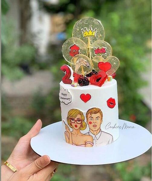 عکس نوشته یکمین سالگرد ازدواج