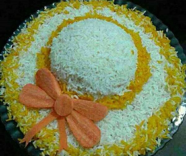 عکس های تزیین برنج