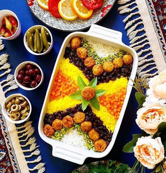 عکس های تزیین برنج