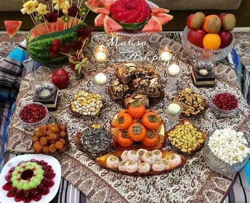 عکس ایده آسان برای شب یلدا