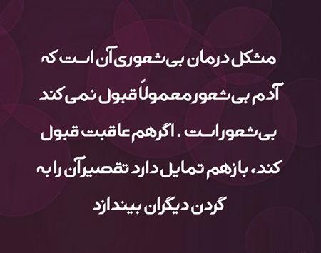 عکس نوشته کتاب بیشعوری