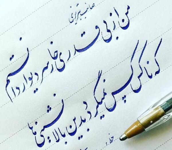 عکس نوشته من از روییدن خار سر دیوار دانستم
